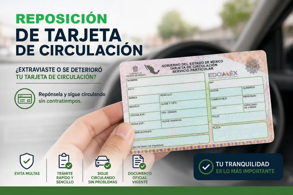 Reposición Tarjeta Circulación
